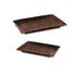 Ceramic Platter Rectangle Copper Antique